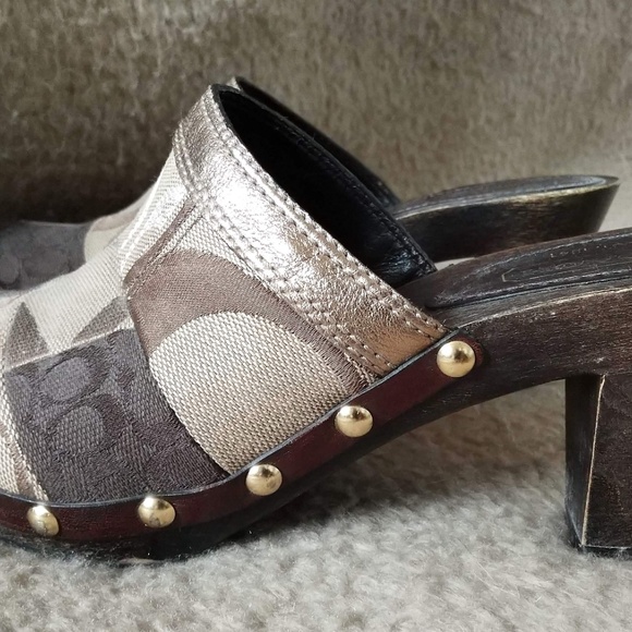 Coach Patchwork Clogs - Picture 2 of 4